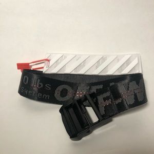 Off white belt black